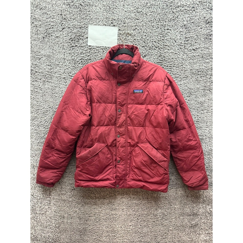 Patagonia Downdrift Insulated Down Puffer Jacket Sequoia Red Mens Size S